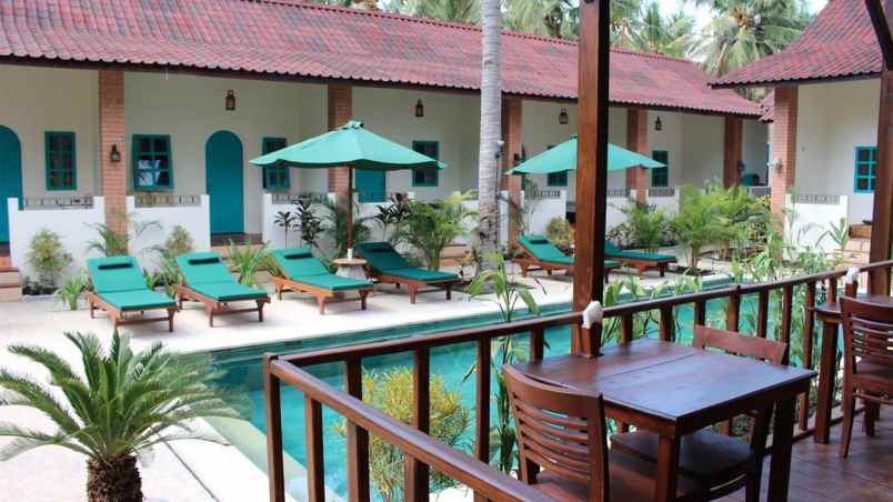 dijual penginapan cottage di gili trawangan bali