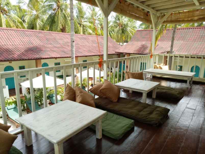 dijual penginapan cottage di gili trawangan bali