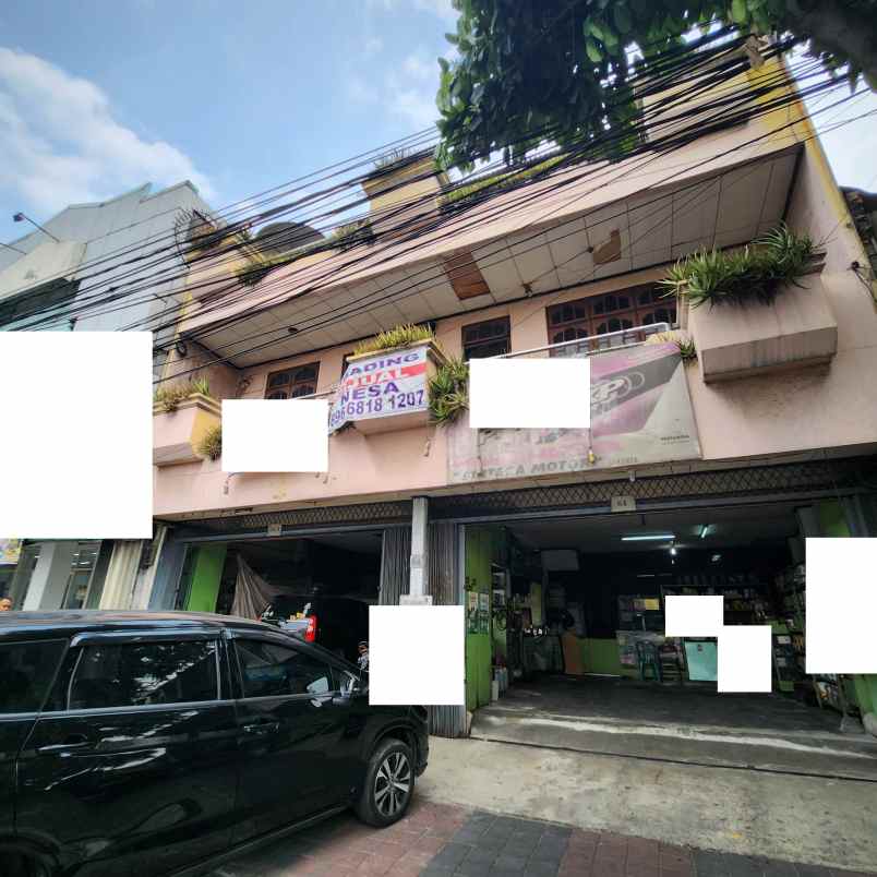 dijual ruko gandeng 4 lantai cempaka putih unit bagus