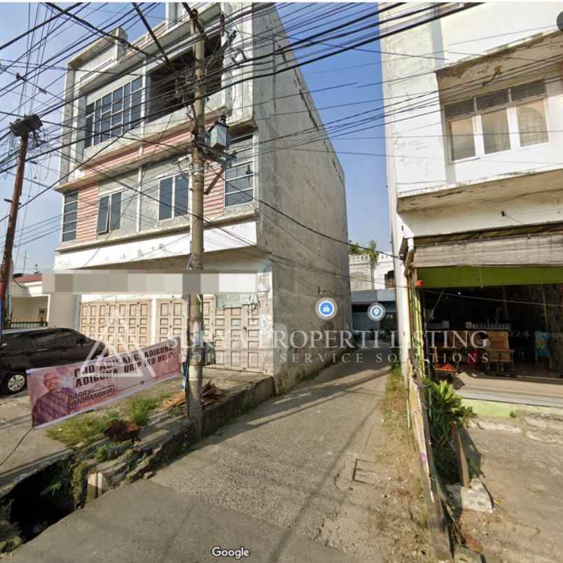 dijual ruko gandeng jalan ismaliyah medan area