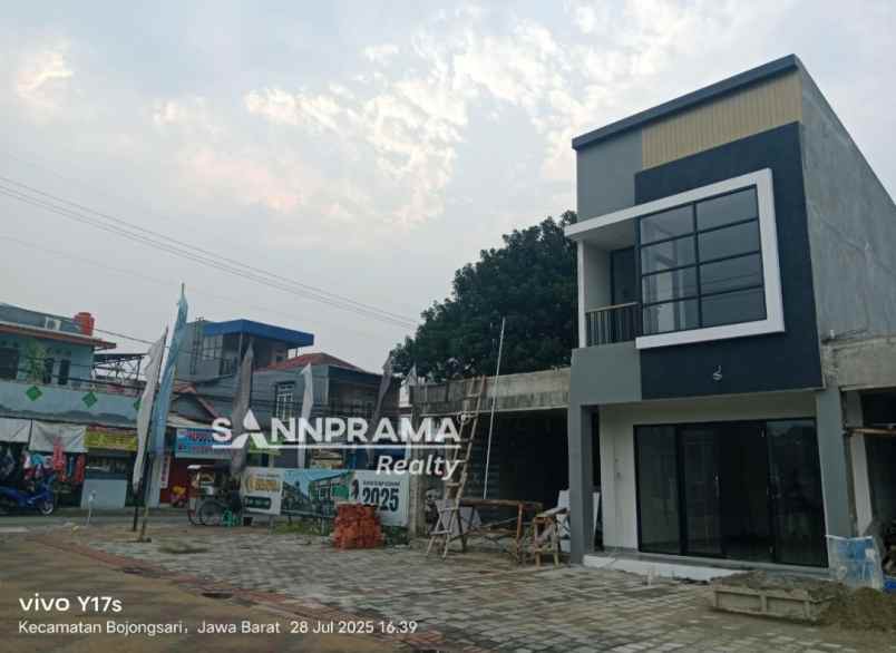 dijual ruko gudang kantor curug bojongsari depok