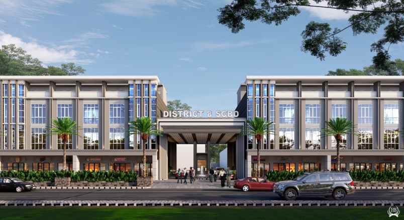 dijual ruko gudang kantor district 8 scbd sunggal