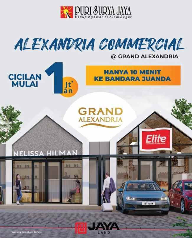 dijual ruko gudang kantor grand alexandra