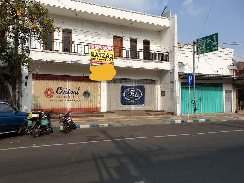 dijual ruko gudang kantor jalan kh wachid hasyim
