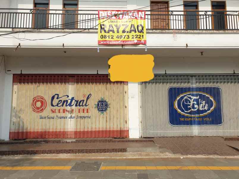 dijual ruko gudang kantor jalan kh wachid hasyim