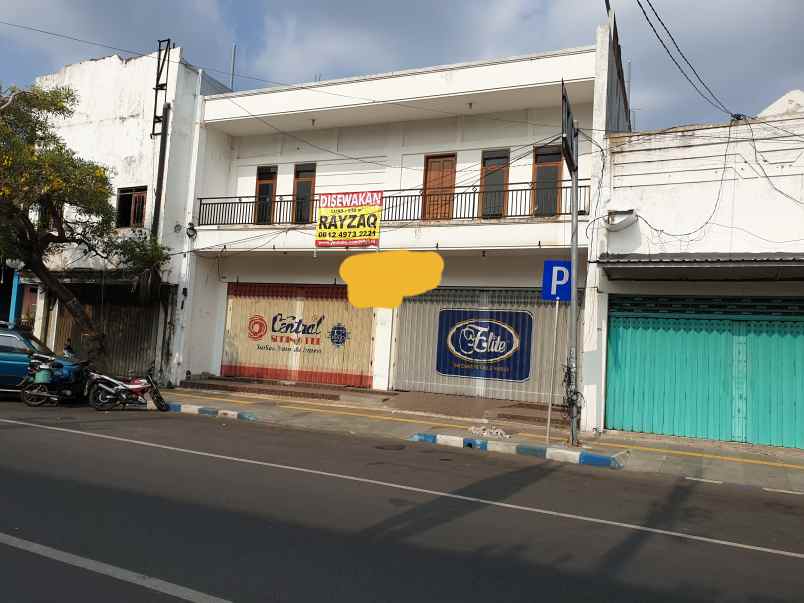 dijual ruko gudang kantor jalan kh wachid hasyim