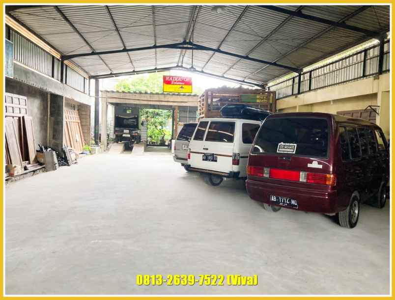 dijual ruko gudang kantor jl magelang jombor lor