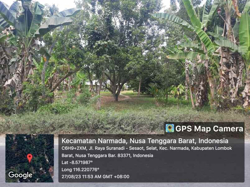 dijual ruko gudang kantor raya suranadi sesaot