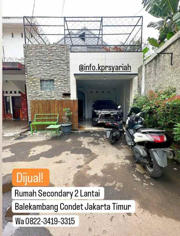 dijual rumah balekambang condet