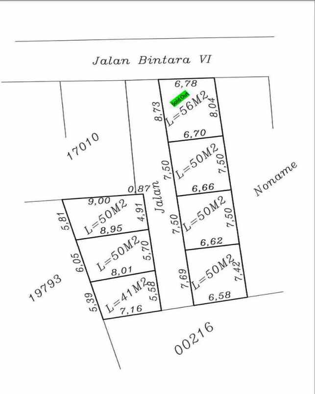 dijual rumah baru 2 lantai di cluster tiara 14 bintara