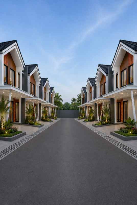 dijual rumah baru dalam cluster on progres
