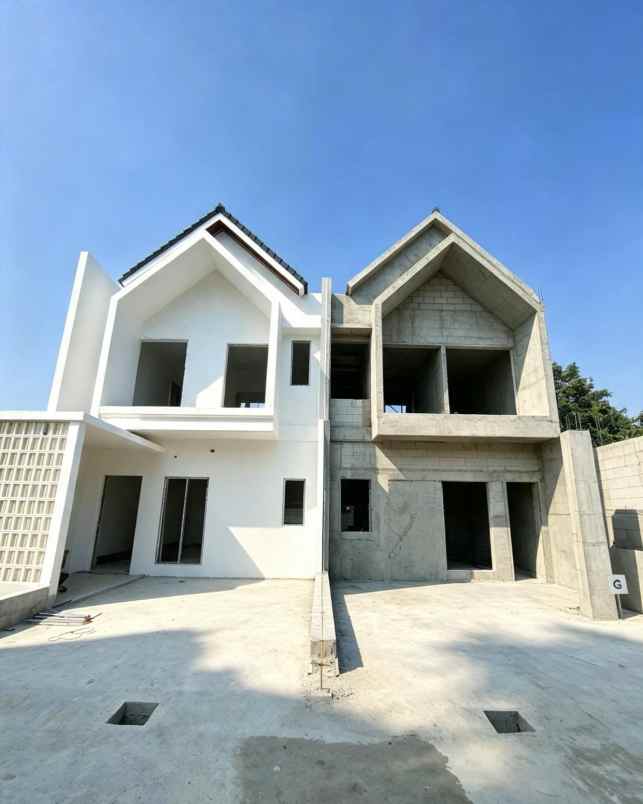 dijual rumah baru dalam cluster on progres