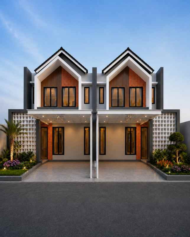 dijual rumah baru dalam cluster on progres