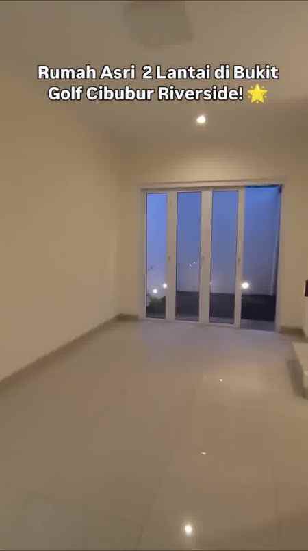 dijual rumah bukit golf riverside cibubur