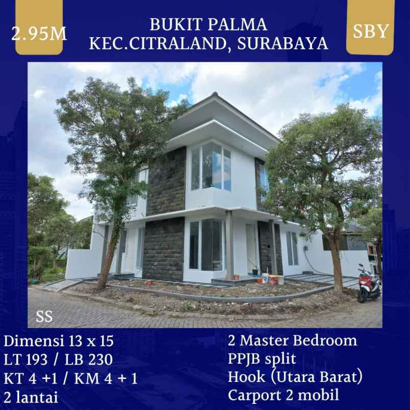 dijual rumah bukit palma