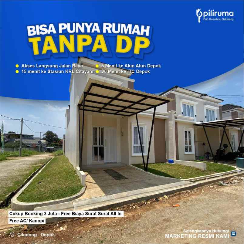 dijual rumah cilodong