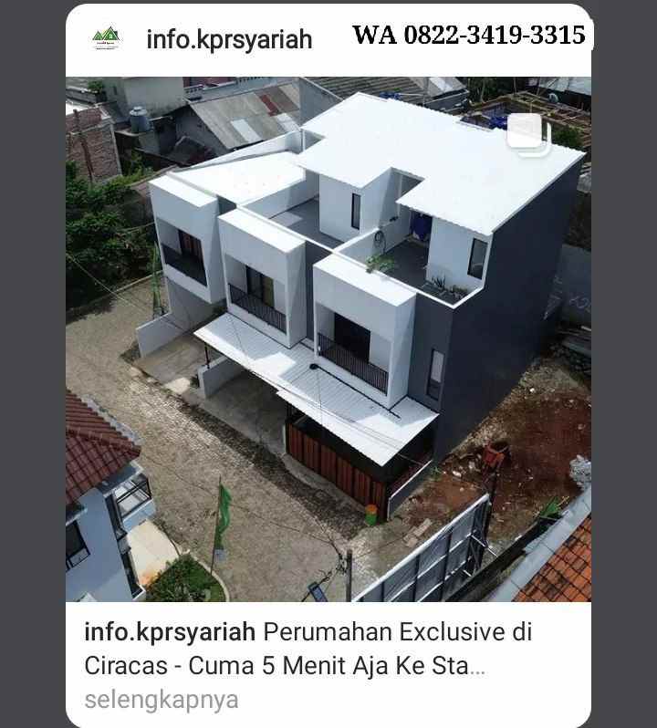 dijual rumah ciracas