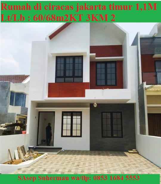 dijual rumah ciracas jakarta timur dki