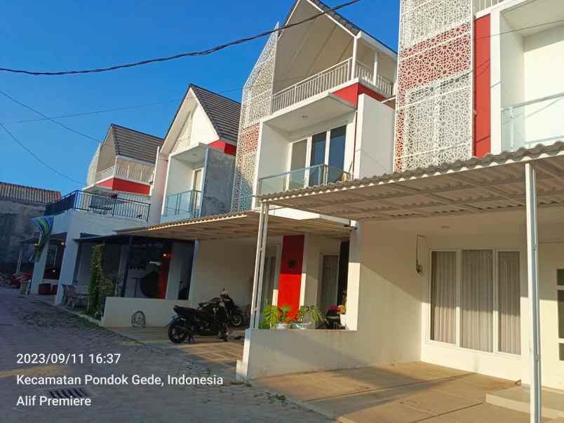 dijual rumah cluster jatibening bekasi