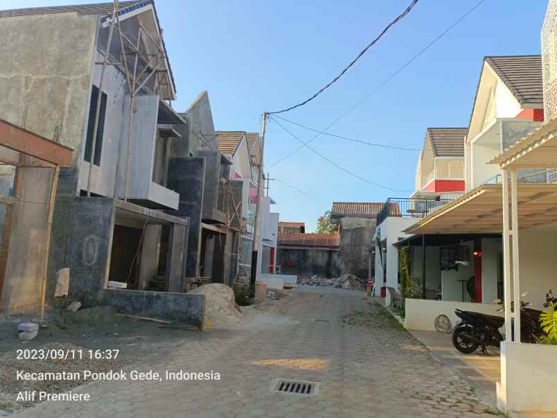 dijual rumah cluster jatibening bekasi