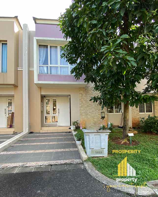 dijual rumah cluster tesla scientia