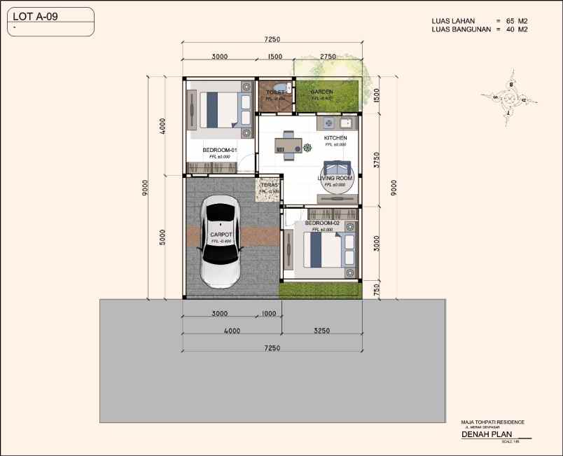 dijual rumah huma langu estate