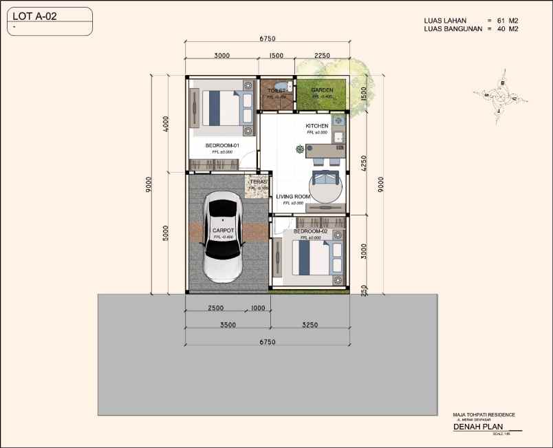 dijual rumah huma langu estate