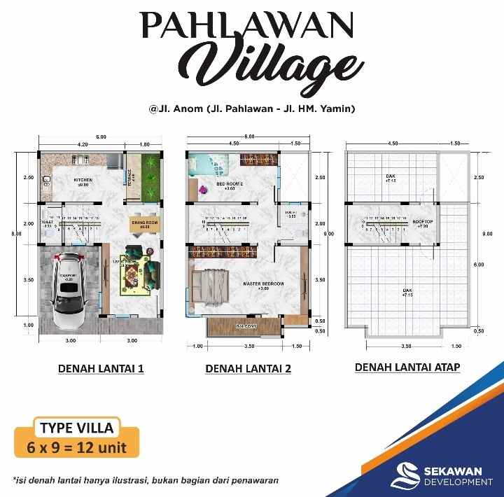 dijual rumah jalan anom pahlawan prof