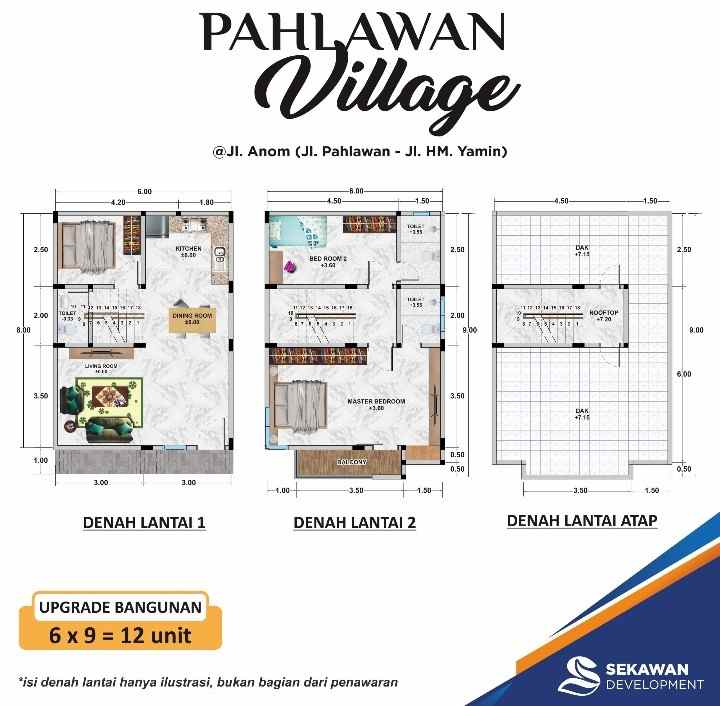 dijual rumah jalan anom pahlawan prof