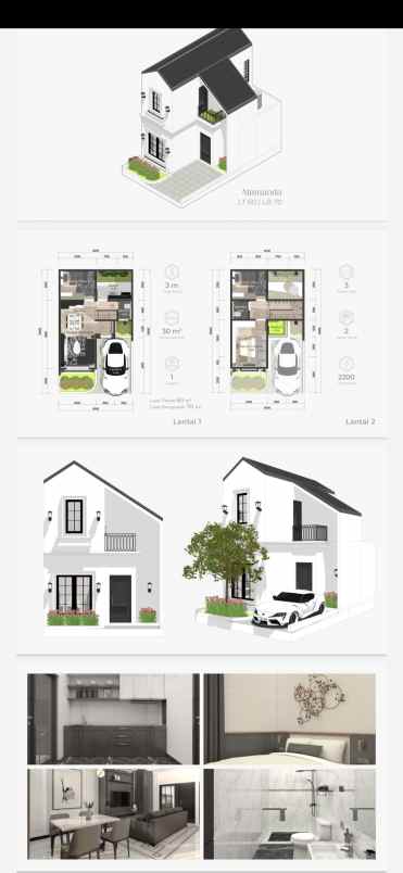 dijual rumah jalan bogor nirwana residence