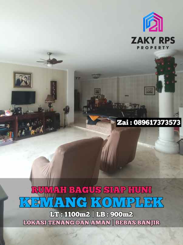 dijual rumah jalan kemang