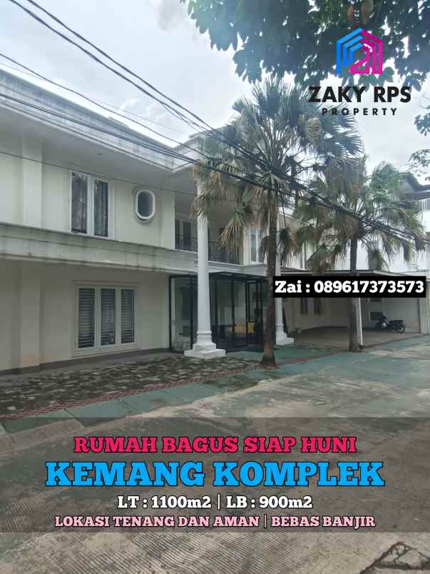 dijual rumah jalan kemang