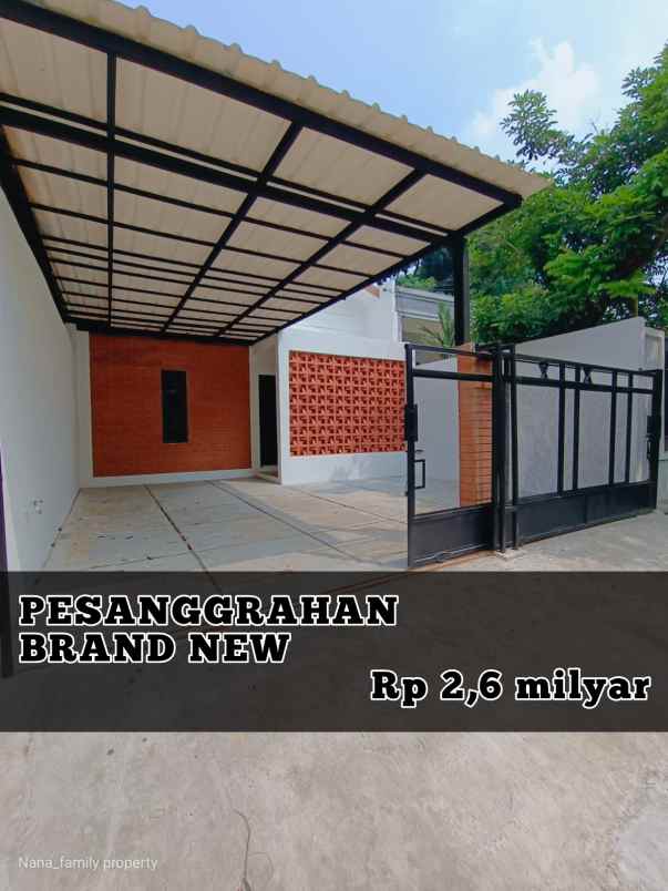 dijual rumah jalan raya pesanggrahan