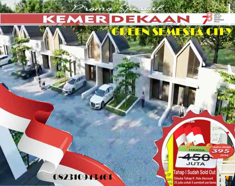 dijual rumah jalan raya tajur citeureup