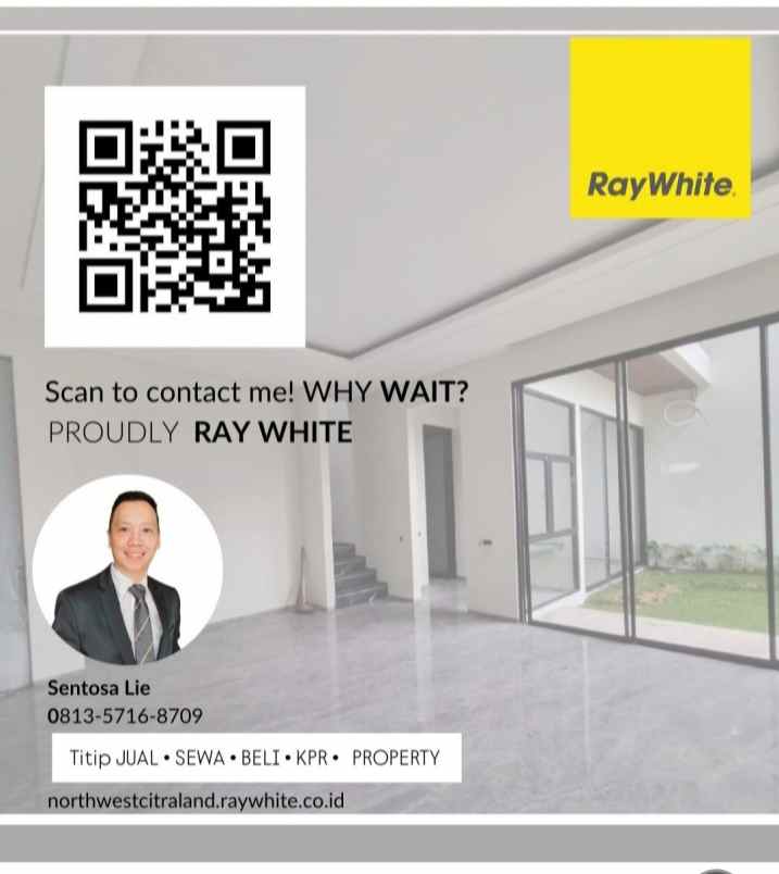 dijual rumah jalan tenggilis barat