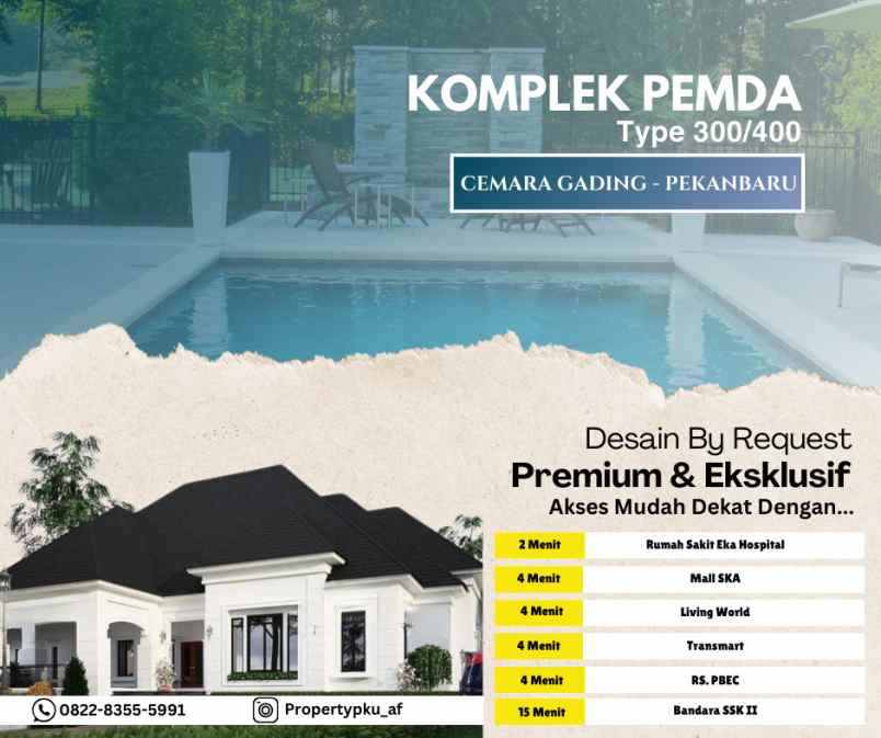 dijual rumah jl cemara gading dekat jl