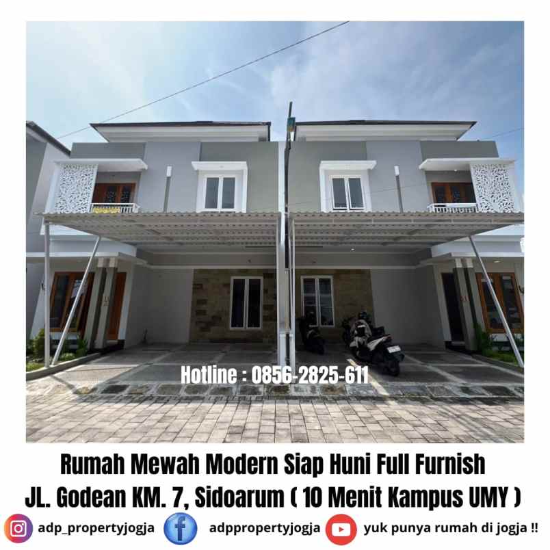 dijual rumah jl godean km 7 sidoarum godean