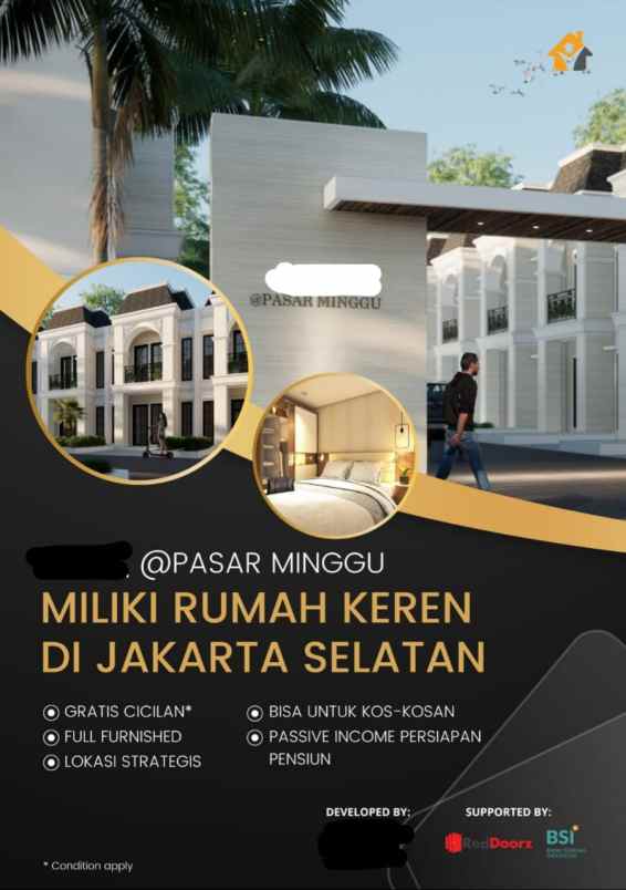 dijual rumah jl jatipadang raya jakarta