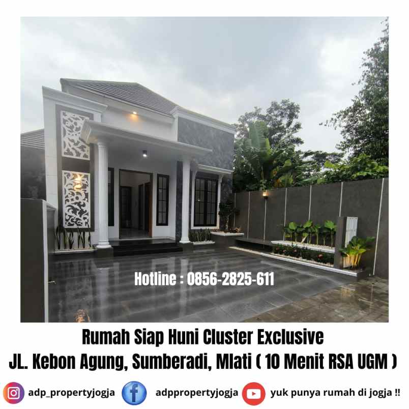 dijual rumah jl kebonagung mlati sleman