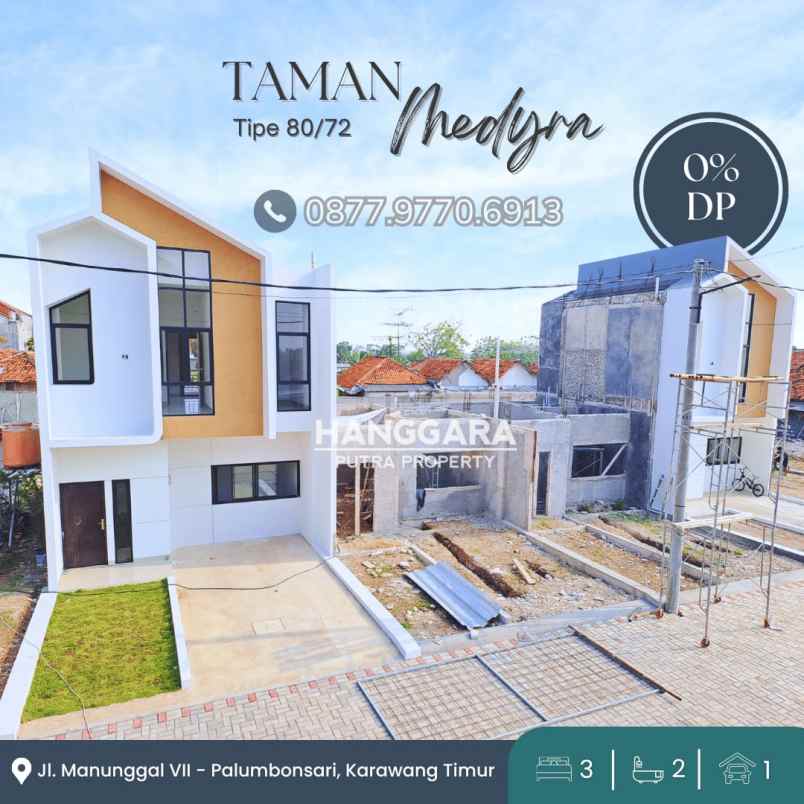 dijual rumah jl manunggal vii