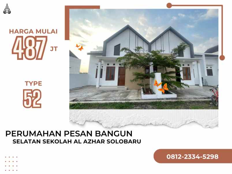 dijual rumah jl sawahan kudu baki sukoharjo