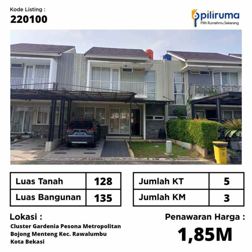 dijual rumah jl siliwangi bojong