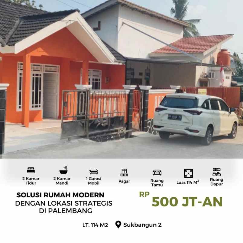 dijual rumah jl sukabangun 2