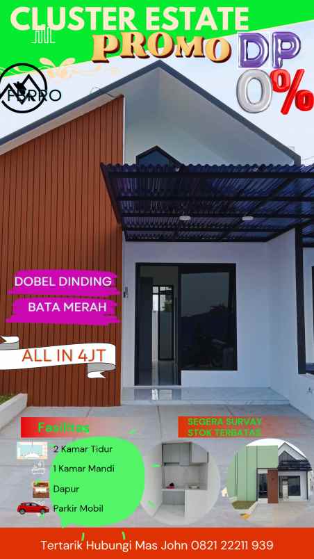 dijual rumah karang asih cikarang utara