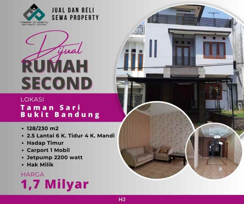 dijual rumah komplek tamansari bukit