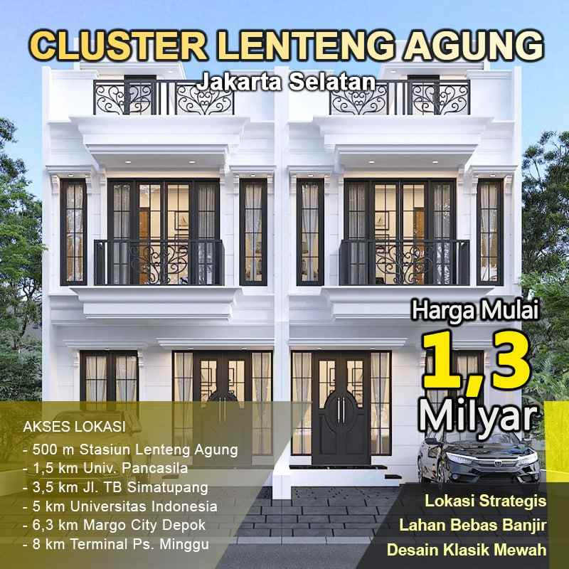 dijual rumah lenteng agung jagakarsa