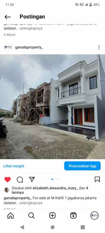 dijual rumah m kahfi 1 jagakarsa