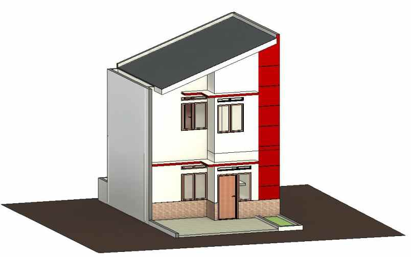 dijual rumah murah 2 lantai di daru tanggerang