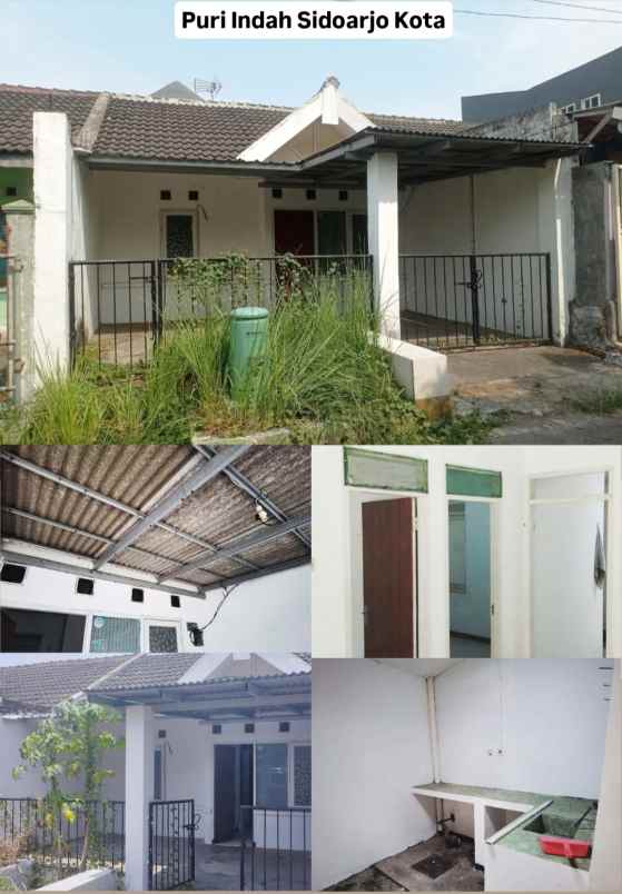 dijual rumah murah di perum puri indah sidoarjo kota