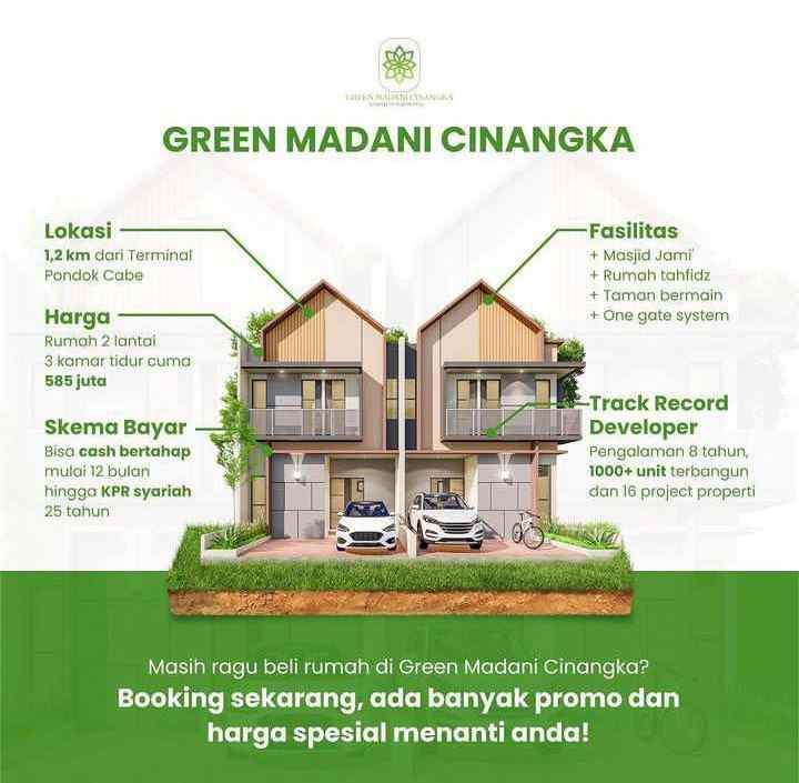 dijual rumah pamulang tangerang selatan